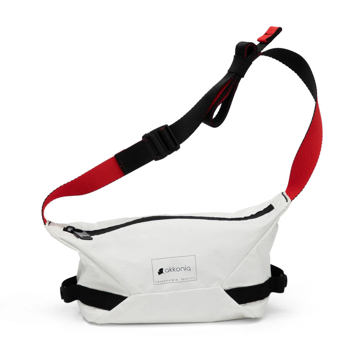 Sac sacoche végan blanc Astrid - Image 6