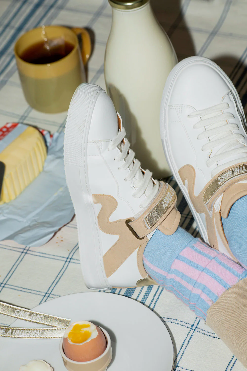 Straps à message pour baskets Master Mind - Doré - Image 8