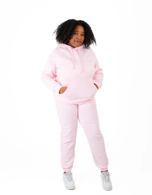 Sweat à capuche rose avec logo Aphaïa - Image 4