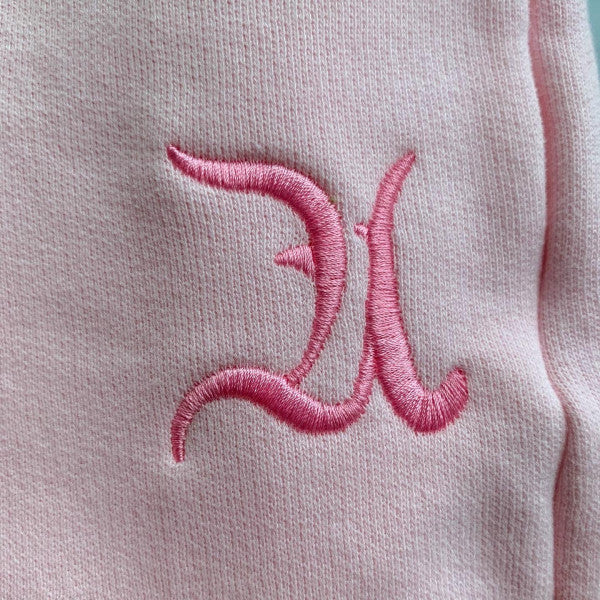 Sweat à capuche rose avec logo Aphaïa - Image 9