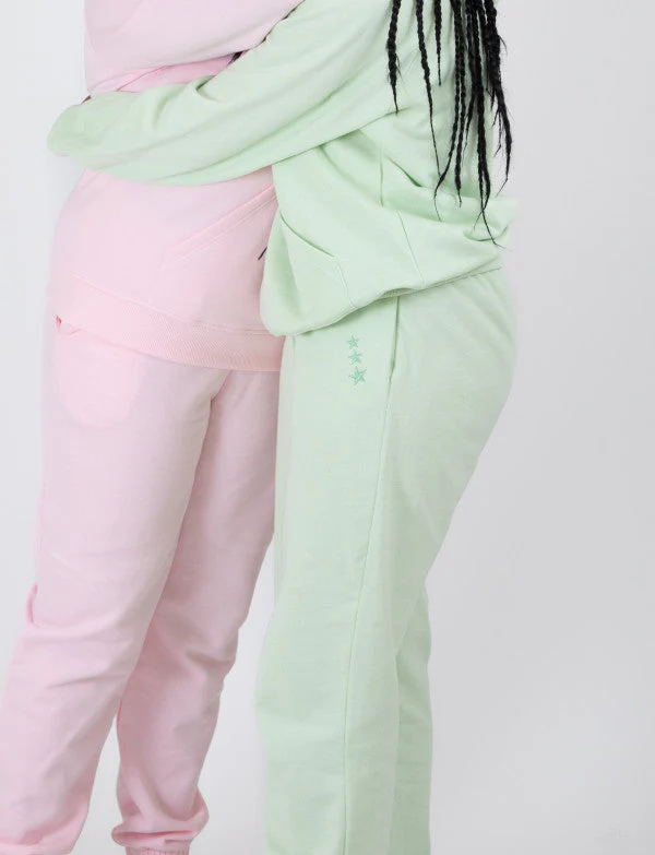 Sweat à capuche vert d'eau avec logo Aphaïa - Image 3