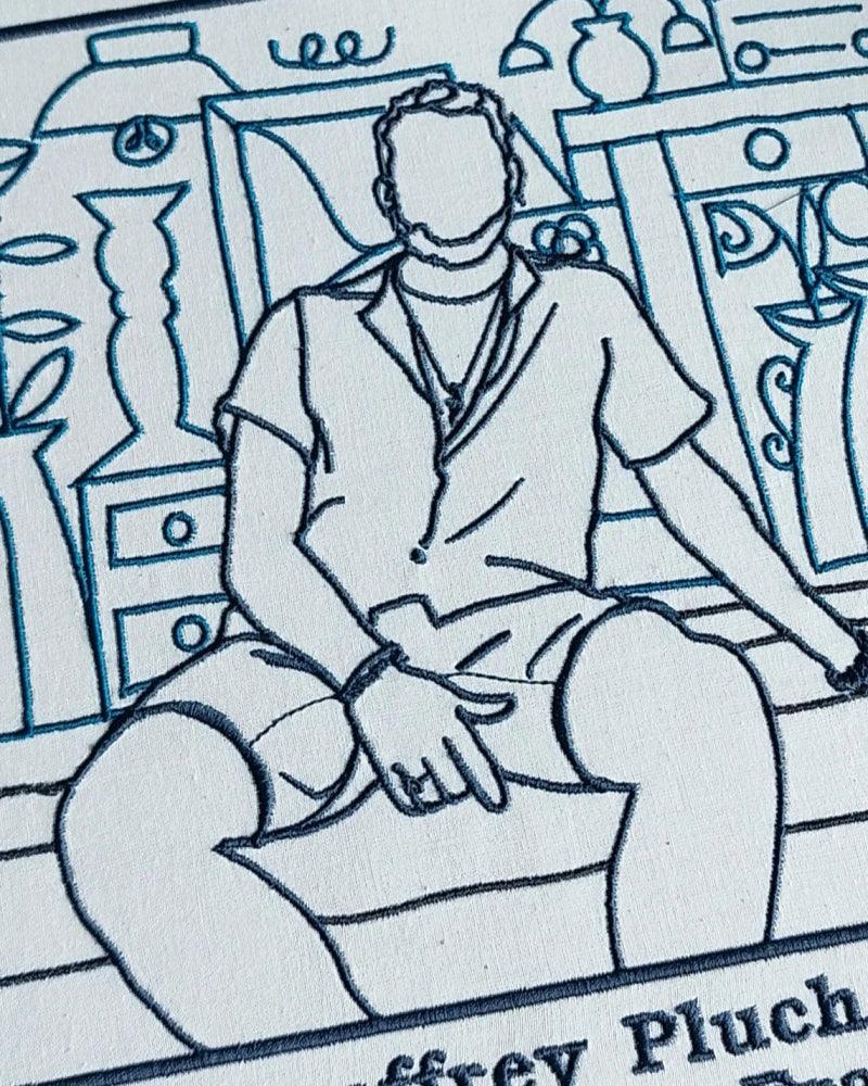 Tableau brodé personnalisable fait main - Image 19