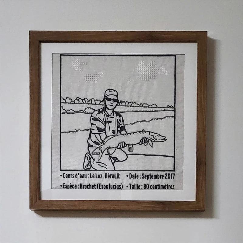Tableau brodé personnalisable fait main - Image 32