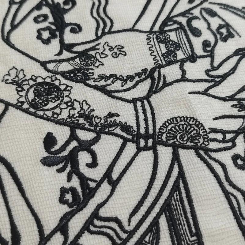 Tableau brodé personnalisable fait main - Image 4