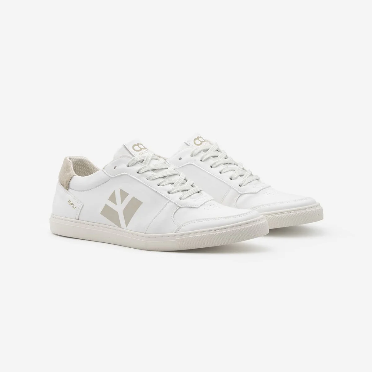 Baskets véganes Blanc / Beige unisexe - Topsy - Image 8