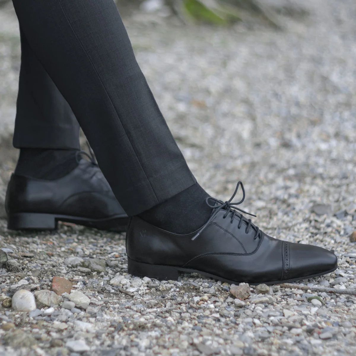 Chaussures véganes de costume Noires pour hommes - Watson - Image 10