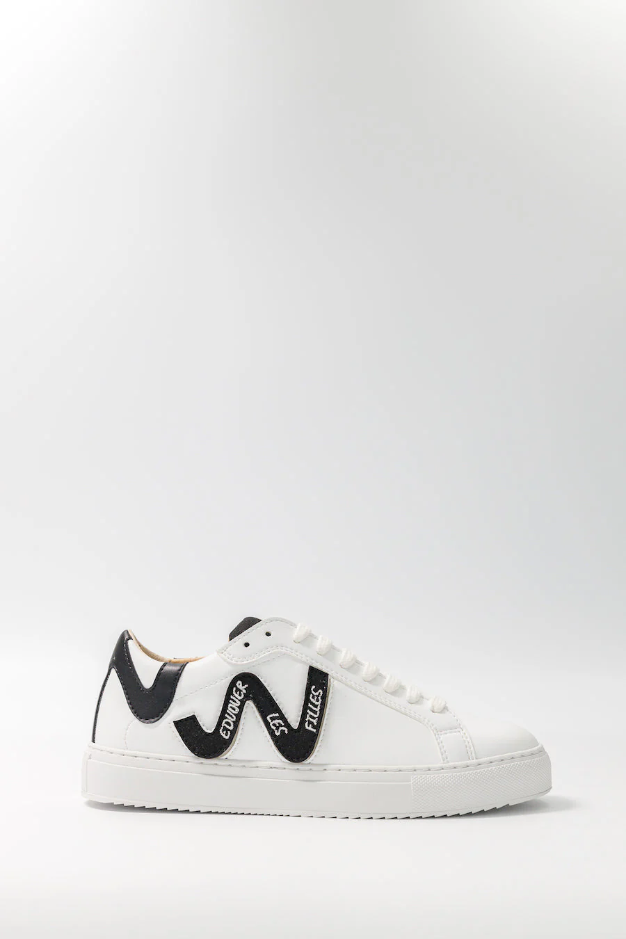 Baskets véganes à messages unisexes Wild Walker - Noir - Image 4