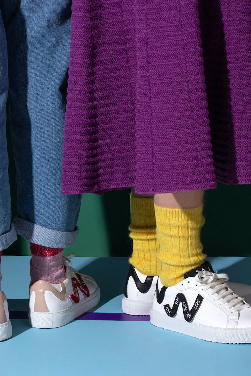 Baskets véganes à messages unisexes Wild Walker - Noir - Image 8