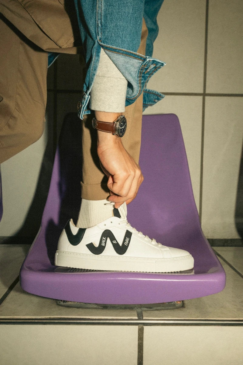 Baskets véganes à messages unisexes Wild Walker - Noir - Image 9